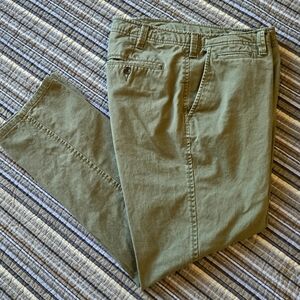 Kenneth Cole Reaction Olive Green Chino/Khaki Pants